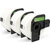 Printing Pleasure 3x Compatibile Rotolo DK-11201 29mm x 90mm Etichette adesive (Etichetta per rotolo: 400) per Brother P-Touch QL-500 550 560 570 700 710W 720NW 800 810W 820NWB 1050 1060N 1100 1110NWB, Nastro in Carta