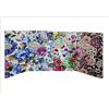 Pigna Raccoglitore A4 Nature Flowers con 4 anelli, colori assortiti