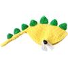 Generico Abbigliamento Turtle,Regolabile Design di Dinosauro Abbigliamento a Maglia | Maglioncino Per Piccoli Animali,Per Cosplay Feste Foto Eventi Halloween Per Animali Di Piccola Taglia