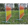 Wuzzmann NADAC HOOPERS - Set di 2 recinzioni agility, in PVC, formato VDH, giallo/arancione, 1,05 m x 1,16 m x 1,16 m, 1,2 kg, maschere grossolane, per cani di tutte le dimensioni