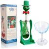 NNBWLMAEE Novelty Drinking Water Bird Toy, Perpetual Motion Bobbing Glass Duck - Fun Desk Decor, Educational Science Ornament & Stress Relief Toy for Home & Office, Creative Prank Gift (E-2)