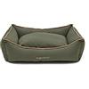 sugodesign Cuccia per cani impermeabile in cotone poliestere - Cestino per cani con cuscino rimovibile - Divano per cani con borsa per il trasporto - 7 diversi motivi - 3 misure (S/M, L, XL) (grigio