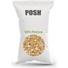 POSH 10 kg di cibo per pappagalli di medie dimensioni con cardo mariano, carciofo, lino dorato, semi di girasole striati e bianchi, ideale per cacatua, parrocchetti, roselle e simili.