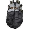 Liu Jo LIU-JO Piumino Invernale per Cani con Pettorina Integrata, Nero e Grigio, Imbottito con Pile, Chiusura con Zip, Design Elegante con Logo Dorato, Lavabile a Mano (XS)