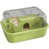 Generico CAGE CAMPIO - Habitat per animali domestici | Animal Resting Exercting Toy | Gabbia per criceti | gabbie a doppio strato di criceto | Habitat di piccoli animali con volante per esercitazioni p