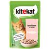 KITEKAT Sacchetto di porzione con salmone in salsa per gatti 10 x 85 g