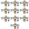 Fdit Abbeveratoio Automatico per Capezzoli, Forniture per Cavia, Coniglio d'Acqua, Furetto, 10 Pezzi, Mangiatoie per Conigli, Ciuccio, Abbeveratoio Automatico per Acqua, Piccolo