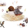enseak birdy uccello volante,kittiebird,flappychase,simulated chirping bird,Interactive Chirping Bird Cat Toy,Giocattolo Elettrico Per Gatti Uccellino,Uccellino Per Gatti Che Si Muove