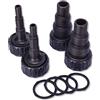 JBL Set di raccordi per Tubo, 4 Pezzi + guarnizioni per depuratore PRO Cristal UV-C