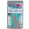 Magazzini GM Monge LeChat Natural Adult Pezzetti di Tonno Cotti a Vapore, Alimento Complementare Umido per Gatti Adulti con Omega-3 Naturali, Ricetta Superpremium, Alta Appetibilità (12, Tonno con Pesce Bianco)