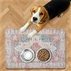 DOTBUY-SHOP Tappetino Sotto Ciotola Cani Assorbente, Stile Etnico Tappetini Sottociotola in Diatomite per Gatti Tappeto Sotto Ciotola Asciugatura Rapida Antiscivolo Lavabile (Stile 2,30x50cm)