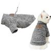 FANSU Maglioncino Cane, Inverni Caldo Natale Maglione Cane, Lavorato a Maglia Maglioncino per Cani e Gattino, Felpa Cane Vestiti Gatto, Cucciolo Media Grande Cani di Taglia XS-6XL (M,Grigio)