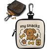 Generic Borsa per cani - Borsa portatile per alimenti, supporto per ricompensa per addestramento, organizer a prova di perdite, design con chiusura regolabile per alimentazione all'aperto, campeggio
