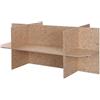 REPITERRA Mobiletto struttura per terrario in legno Legno terrario 120 x 60 x 60
