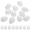 HOLIDYOYO Uova Finte per Canarini Bianche in Plastica Solida 30 Pezzi, Accessori per Addestramento e Ausilio alla Cova per Parrocchetti e Piccioni
