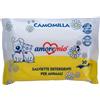 AMORE MIO 150 Salviette Tascabili alla Camomilla per Occhi e Orecchie di Cani, Gatti e Animali Domestici, Disinfettanti e Igienizzanti, 19x13 cm - 5 Confezioni da 30 Salviettine