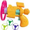 Generisch Cat Fetch Toy, Luminous Disc Shooter Interactive Play, 12 x 8 x 11 cm, Glowing Saucer Launcher Toys, 1 set multicolore per interni ed esterni, per uso domestico