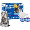 Acunny Diffusore di feromoni per gatti, diffusore calmante, allevia il diffusore di tensione, collega il feromone 60, lenitivo per alleviare lo stress, per combattere i graffi