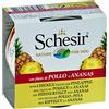Schesir Dog Pollo con ananas, Filetti di pollo con ananas, 150 gr