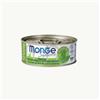 Generico Monge umido gatto Supreme, alimento completo per gatti adulti senior, monge supreme gatto gusto TONNO con RISO INTEGRALE e TÈ VERDE MATCHA | 12 scatolette da 80 grammi l'una, 12x80gr.