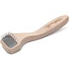 Chris Christensen Spazzola per Cani, Mark X Tiny Slicker, Groom Like a Professional, perni in Acciaio Inox, Corpo in Legno di faggio Leggero, Punte levigate e levigate