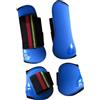 Sharplace 4X Paratendine del Cavallo, Set di Protezioni per, Protezioni Leggere per Le Gambe, Parastinchi per Le Zampe Anteriori E, Blu