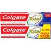Colgate Total Original Whitening, dentifricio, 2 x 75 ml