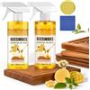 Generico Spray Cera Per Legno, Cera D'Api Spray Naturale Micromolecolare, Floor Cleaner Beeswax per Mobili, Legno, Pavimenti, Cura Mobili (1)