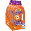 Sole Detersivo Lavatrice Lavanda Freschezza Naturale 116 Lavaggi, (4x29), Formula igienizzante, Detersivo Lavatrice Liquido Lavanda, rimuove le macchie a basse temperature