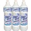 Generico Deodue detergente pavimenti in gel talcato 750ml. 3 pezzi