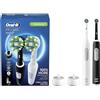Oral-b Pro 1000 Crossaction - Spazzolino elettrico da denti elettrico, confezione da 2, colore: Nero/Bianco