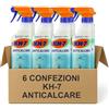 Generico Anticalcare per KH-7 Bottiglia da 750 ml - Confezione di 6 Pezzi - Rimuove il 100% del Calcare - Detergente Professionale per Bagno, Doccia, Rubinetti, Piastrelle e Cucina