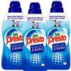 Bio Presto Lavatrice 3x Bio Presto Bucato a Mano Detersivo Liquido - 3 Flaconi da 750 ml Ognuno