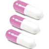 VIVAMEO Capsule vuote vegan HPMC misura 00 (rosa/bianco) capsule vuote da riempire 1.000 pezzi (offerta)