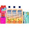 Dc Casa NUNCAS SET 3 PEZZI PAVIMENTI PROFUMATI AGRUMI DA 1LT + GAMEX 50 PANNI CATTURA POLVERE+pacco scorta 5 panni microfibra 30x40cm
