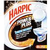 Harpic Powerplus Active Tablets, Original Scent, confezione da 1 x 8 compresse, pulizia profonda senza strofinare, rimuove il 100% di calcare, detergente per WC