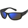 POLAROID Occhiali - modello PLD 2166/S, colore matte black blue, lente 62 mm, ponte 17 mm