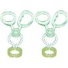 SEWOART 2pezzi Strumento Applicatore per Lentini Contatti Pinzetta Portatile per Rimozione e Inserimento Lentini Bastoncino Sostituibile per Uso Quotidiano Verde