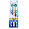 Oral-B OralB - Spazzolino da denti 1 2 3 Classic Care medio, 3 pezzi (confezione da 1)