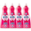 Generico Ammorbidente Super Profumante, Set da 4 o 8 Bottiglie, 1250ml, Vaniglia, L'Originale, Muschio Bianco, Glicine, Rosa Ametista, Aroma Sensual (4 Flaconi, Rosa Ametista)