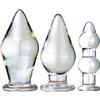 HBHYU Super Grande Vetro BDSM Plug Anale Dildo XXL Palla Anale Dilatador Enorme Butt Plug in Vetro Trasparente Perline Anali Giocattoli Del Sesso Anale for Donne Uomini Gay(A)