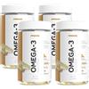 Prozis Omega 3 1000 mg, 360 perle (4 x 90 perle) - Integratore alimentare Omega 3 alto Epa Dha