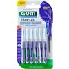 GUM TRAV-LER lila Kerze 1,2mm Interdental+6 Kappen, 5 pz Spazzole interdentali
