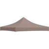 vidaXL Tetto per Tendone per Feste 3x3 m Grigio Talpa 270 g/m²