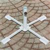 Giardini del Re 35865 Base a Croce per Ombrellone da Giardino, 50 x 50 x 33 cm, Bianco