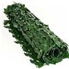 CONFINE SIEPE SINTETICA ARTIFICIALE ARELLA EDERA SUPPORTO RETE H 1 MT AL METRO 29193/1