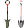 Venteo Rootslayer - Venteo - Pack RootSlayer™ - Nero - Adulto - RootSlayer™ + RootSlayer - Paletta a sporgenza da giardino, acciaio al carbonio, manico a 360°