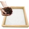 Generico Setaccio Per Terriccio Da Giardinaggio - Vaglio Per Compost Da Giardino,Setaccio Compost Giardinaggio Robusto Unisex, Filtro Manuale Portatile Sabbia Foglie Sassi