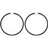 M METERXITY 2-Pz Fasce Elastiche per Pistone da 36mm x 1.5mm Fasce Elastiche Standard per Motoseghe Elettriche, Parti di Ricambio [Nero]
