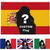 ＨＡＯＡＮＧＺＨＥ Bandiere Personalizzate - Bandiera Vari paesi Personalizzata - Progetta la Tua Immagine Bandiere Personalizzate per Compleanni, Vacanze, Natale, soggiorni, camere da Letto